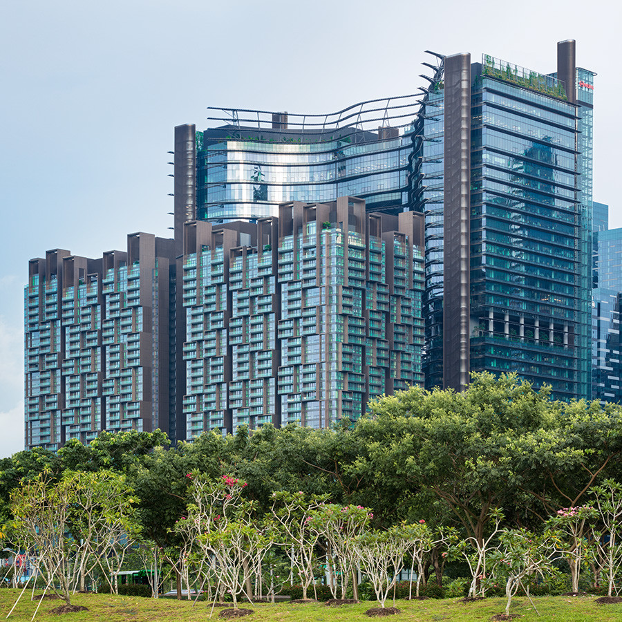 Marina One Singapur © ingenhoven associates/HGEsch